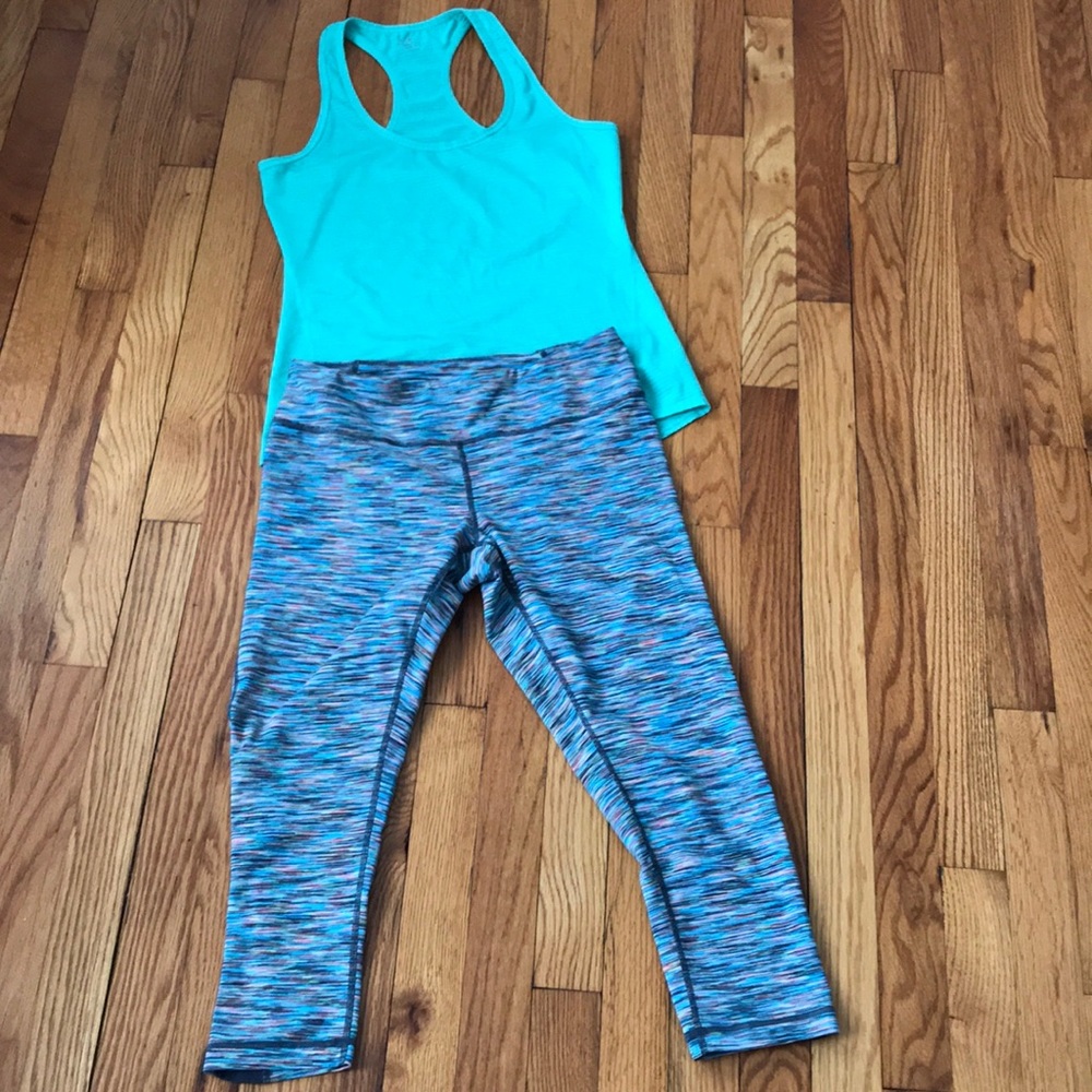Zella spacedye Performance crop leggings